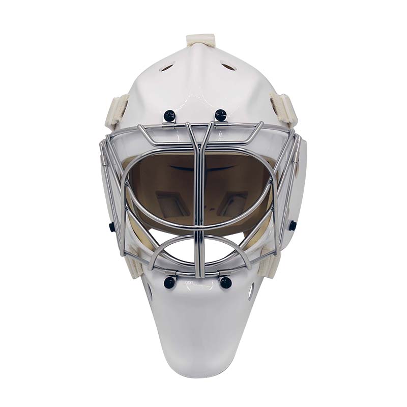 PC Shell Hockey Qapıçı Dəbilqəsi Pişik Gözü Qəfəsli Ultra Güclü Sərtlik və Soyuq Havalara Dözümlülük