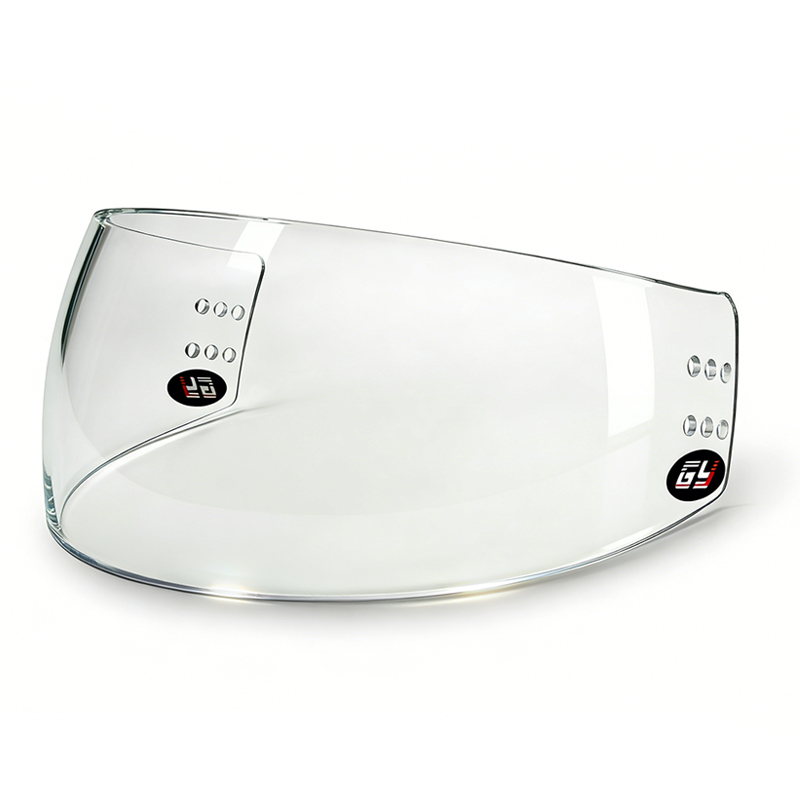 Premium Optik HD Buz Xokkeyi Visor | Yüngül IFF sertifikatlı duman əleyhinə üzlük